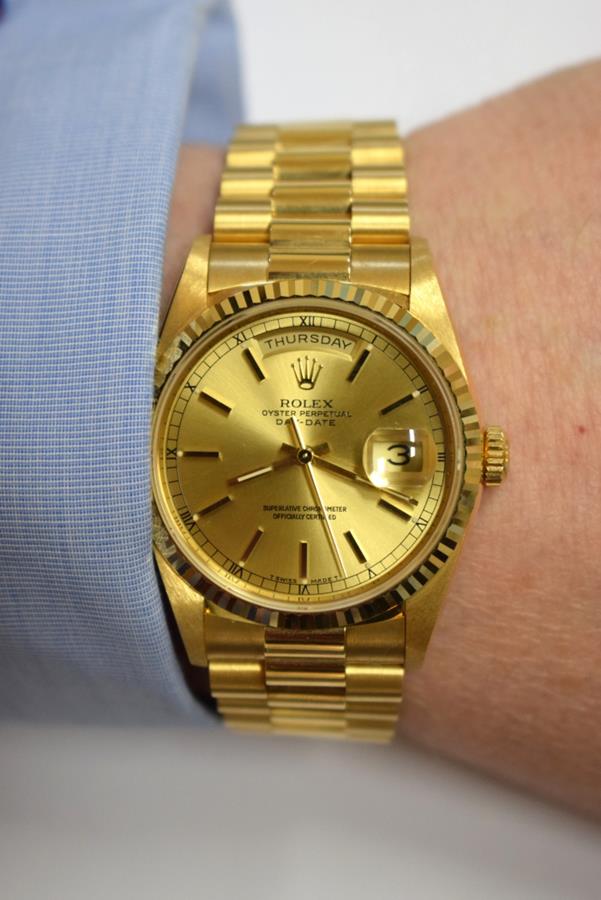 Golden rolex sales